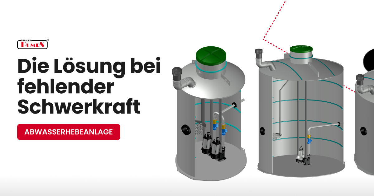Pumpstation - Die Lösung, wo die Schwerkraft nicht ausreicht