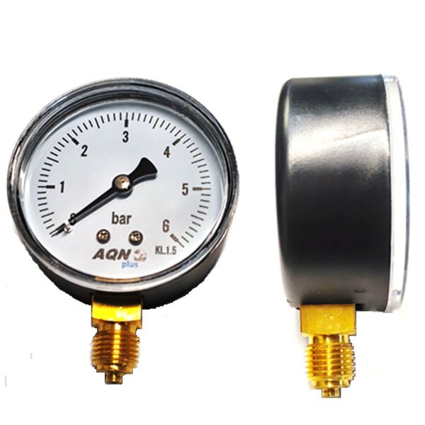 Manometer 0–6 bar, seitlich / 1/4