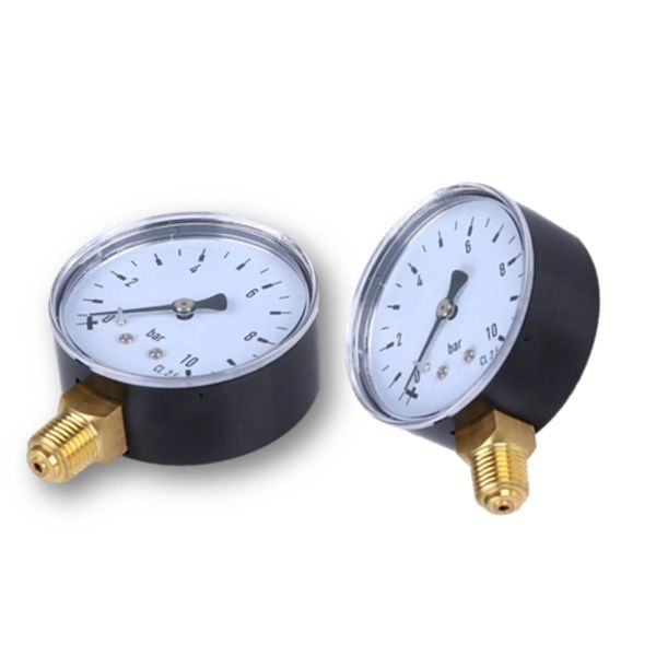 Manometer 0–10 bar, seitlicher Anschluss 1/4